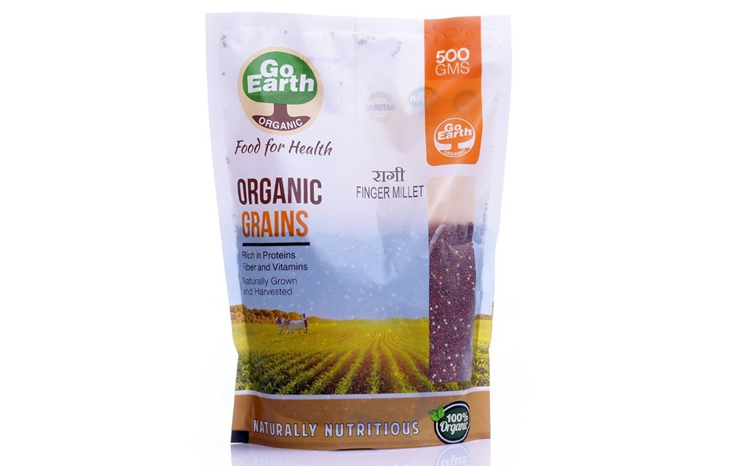 Go Earth Organic Finger Millet    Pack  500 grams